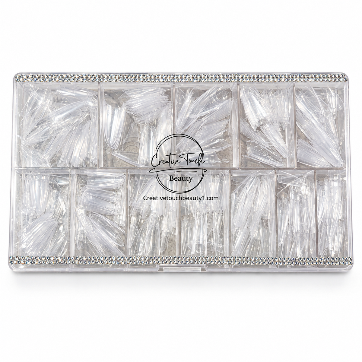 Clear Almond Nail Tips/500